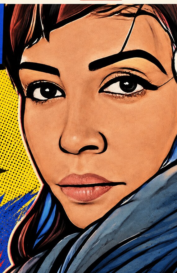 Ilustração pop art de Cora Meireles Stier, fundadora da BRNDNG.ME